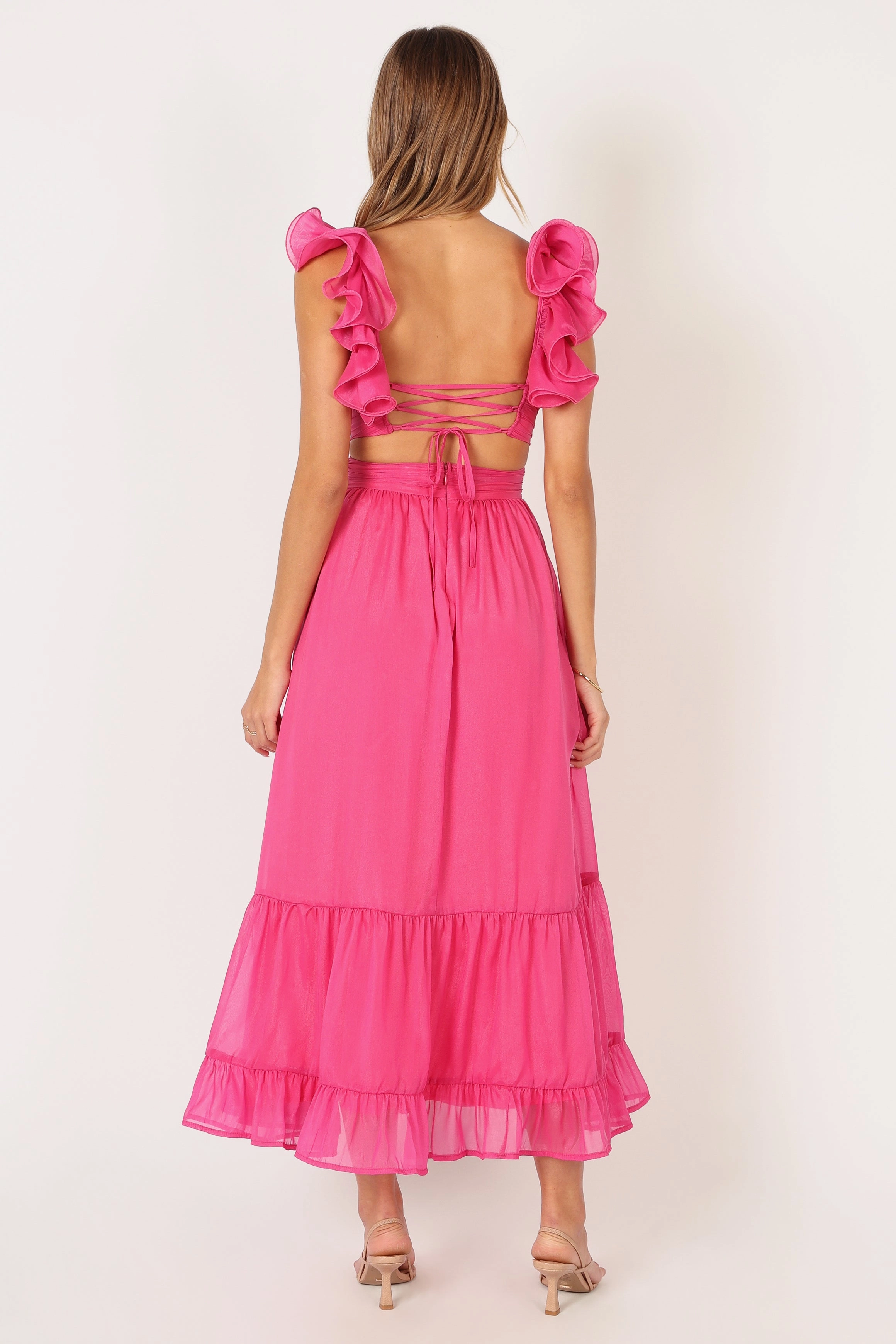 Bonito Midi Dress - Berry
