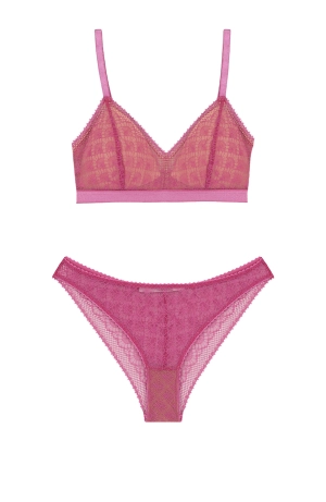 Christy Padded Wireless Bralette and Brief Set