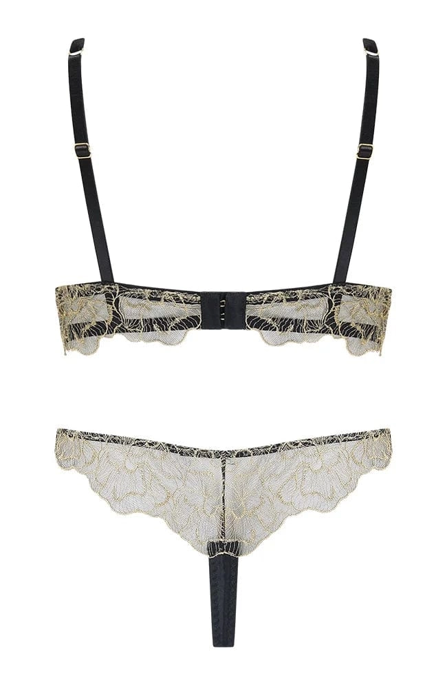 Damona Plunge Bra Set