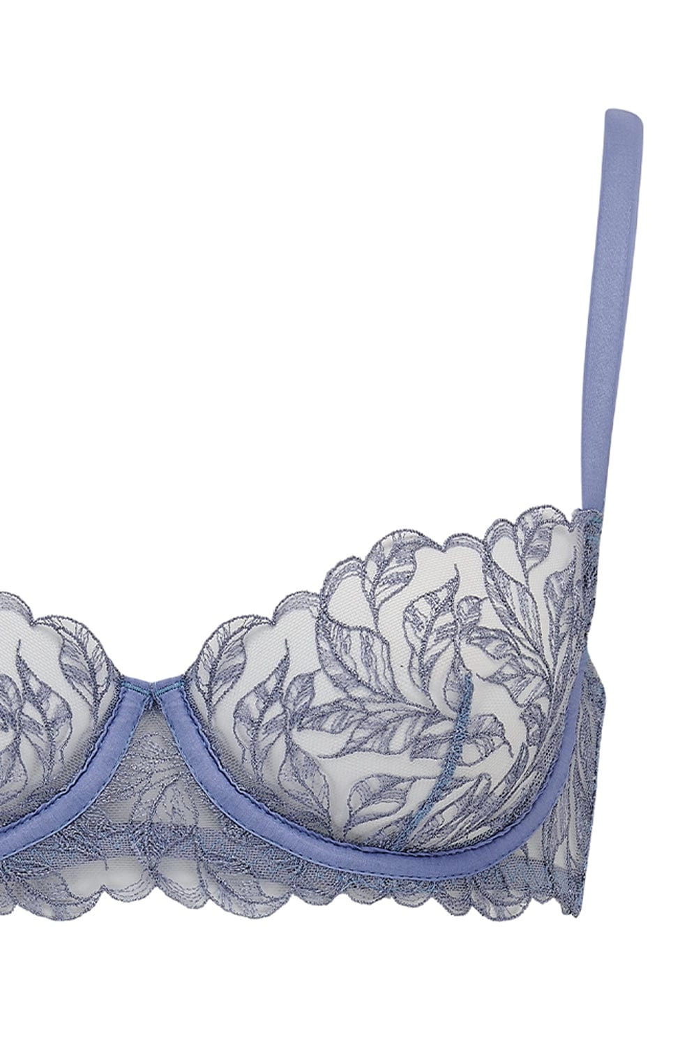 Elandra Balcony Bra and Brazilian Knicker Set