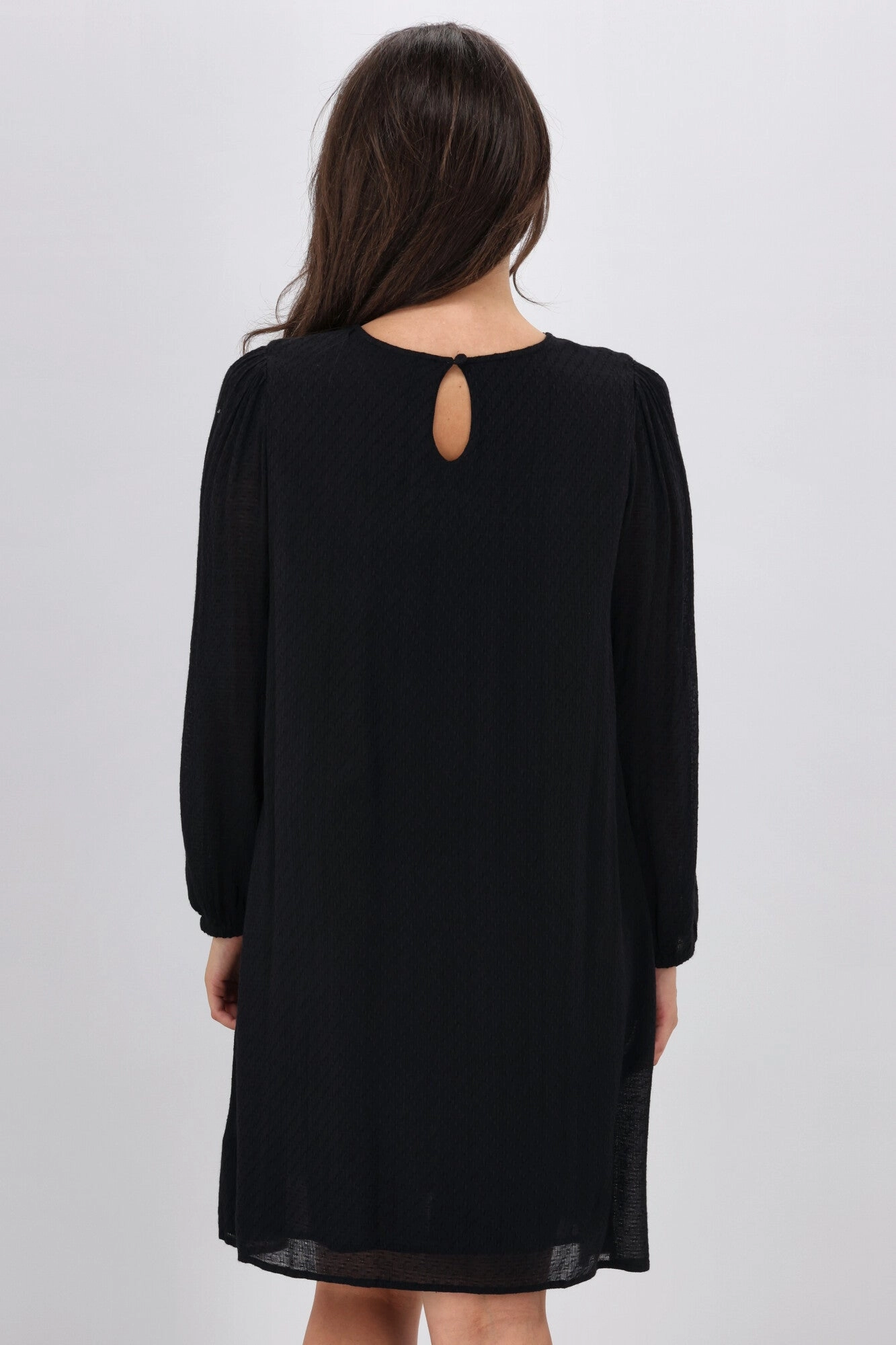 Gloss The Label Evelina Lace Detail Dress Black