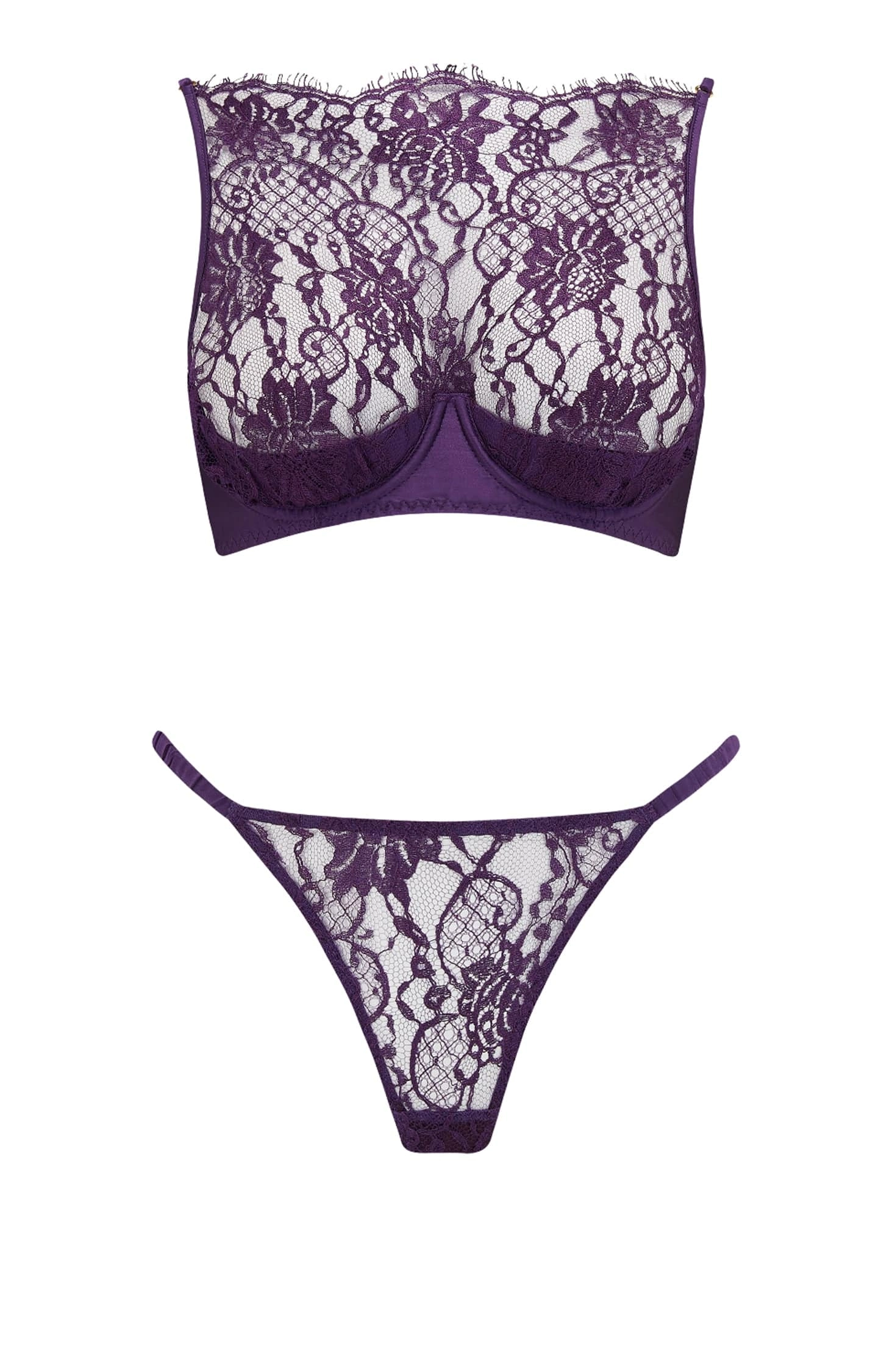Hera High Neck Balconette Bra Set