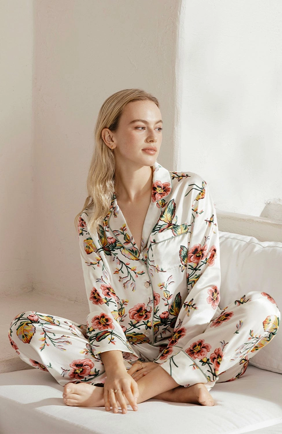 Lila Maugham Silk Pajama Set
