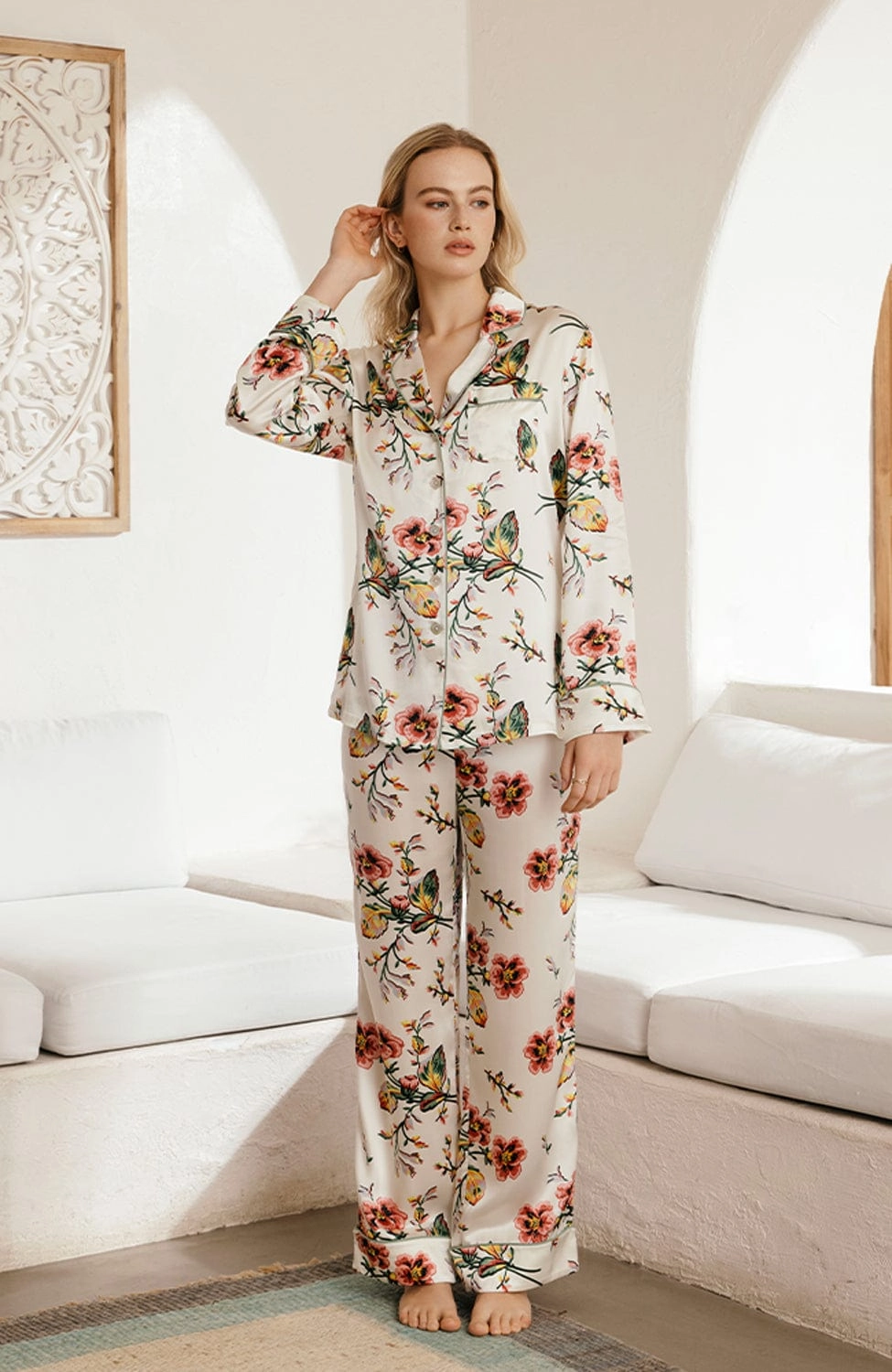 Lila Maugham Silk Pajama Set