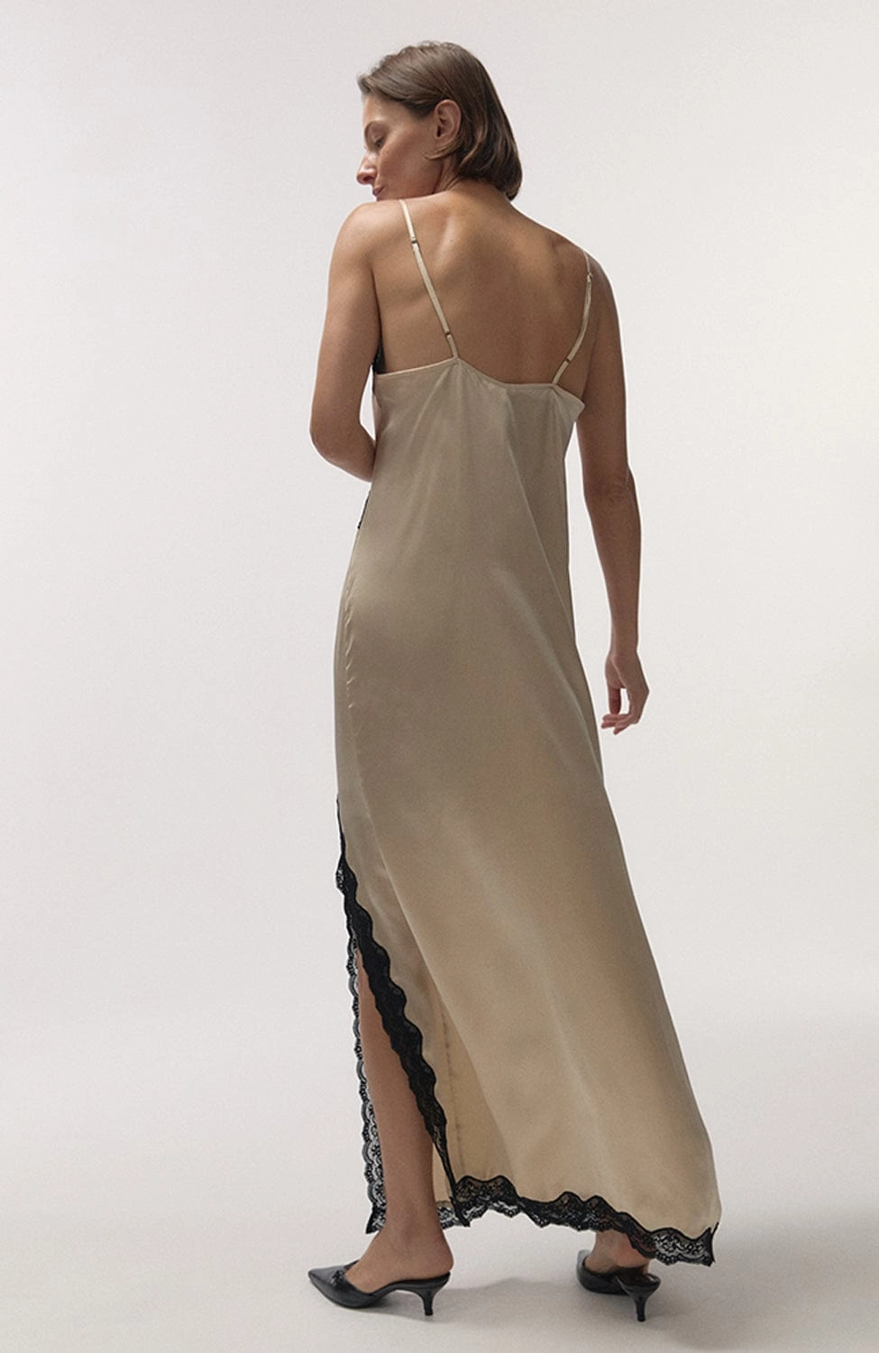 Mist Long Silk Dress