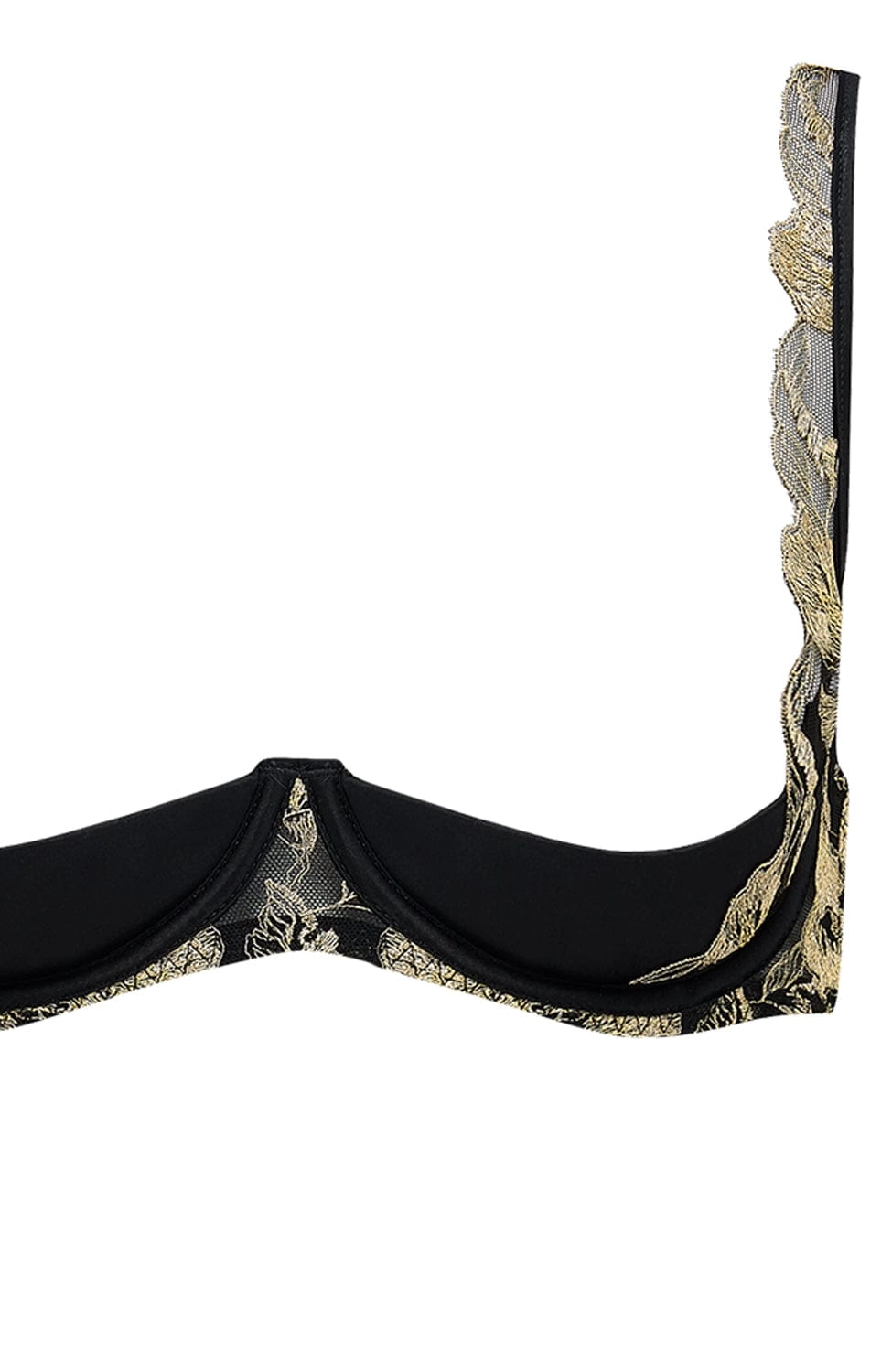 Oriana Quarter Cup Bra and Open Knicker Set
