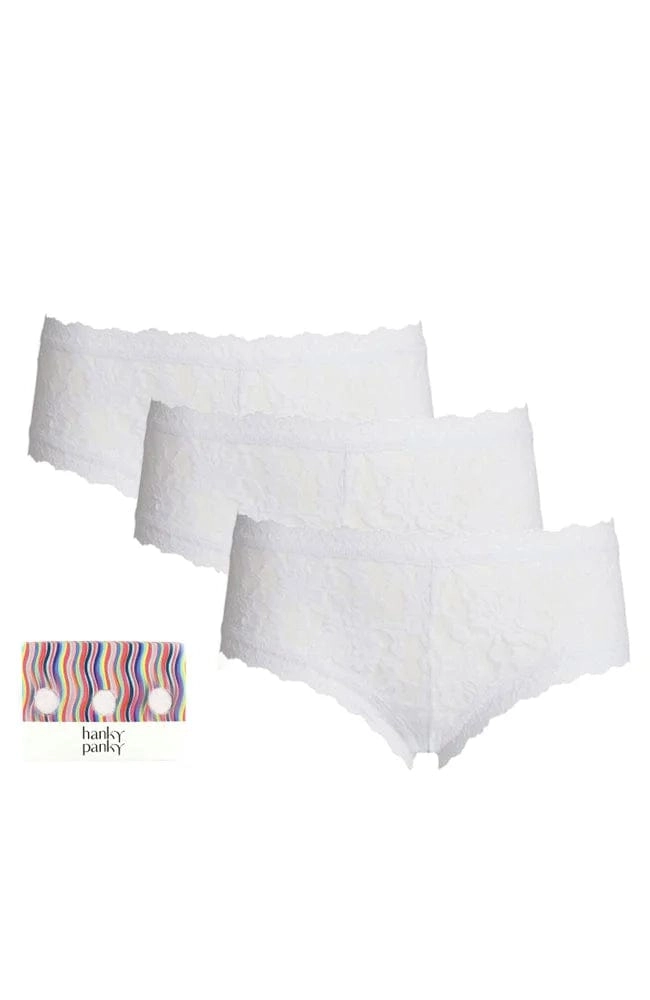 Signature Lace Boyshort 3 Pack