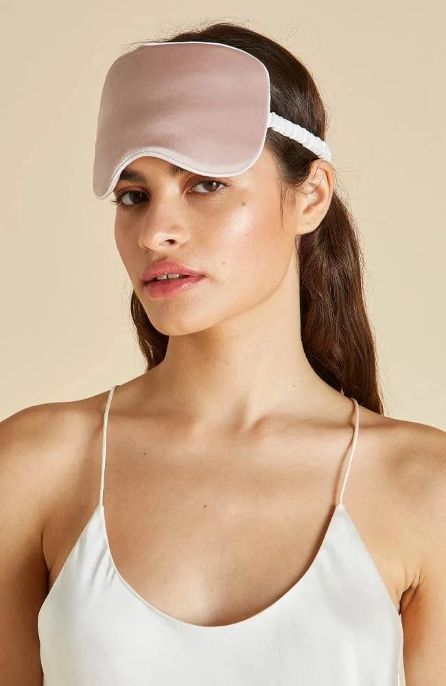 Silk Oyster Ivory Eyemask