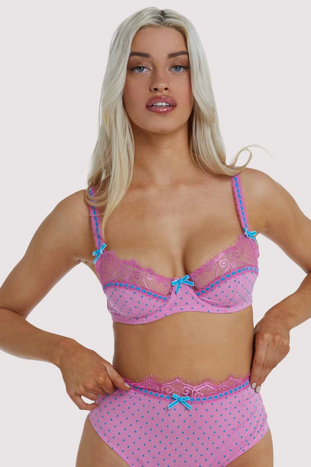 Sophia Pink High Apex Bra