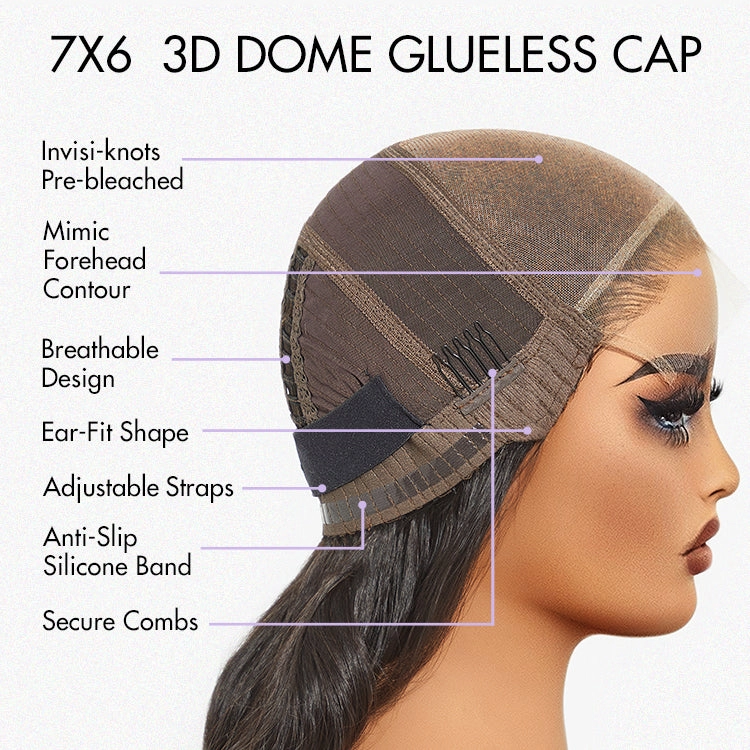 Special Deal | Luvme Hair PartingMax Glueless Wig Ash Blonde Highlight Elegant Body Wave 7x6 Closure HD Lace Human Hair Wig Pre-Cut Lace