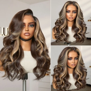 Special Deal | Luvme Hair PartingMax Glueless Wig Ash Blonde Highlight Elegant Body Wave 7x6 Closure HD Lace Human Hair Wig Pre-Cut Lace